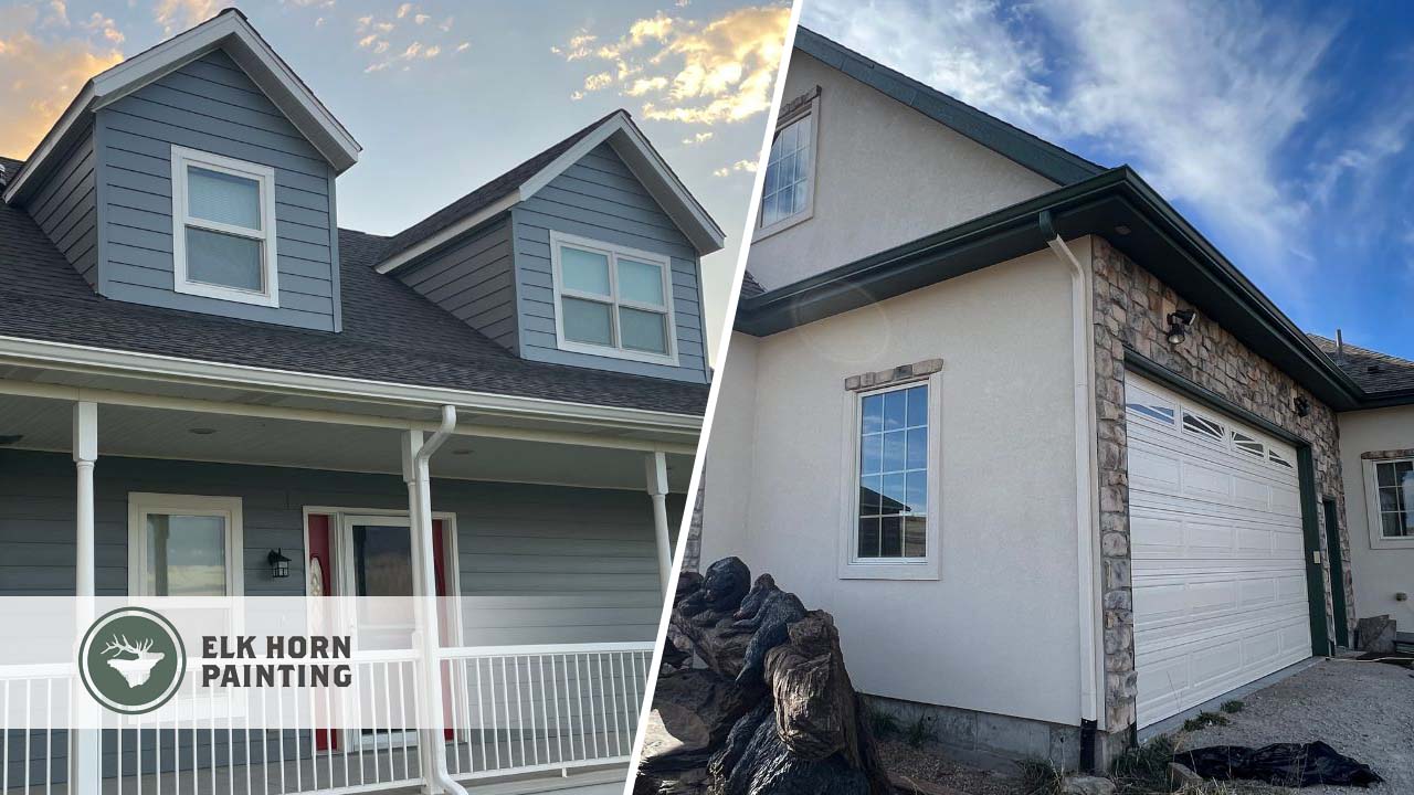 Image of an exterior painting project in Denver CO demonstrating the use of climate-appropriate materials and techniques for long-lasting results.