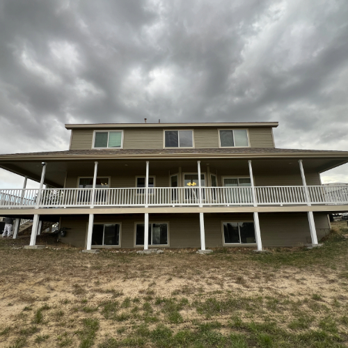 Deck Painting - Elk Horn Painting - Denver
